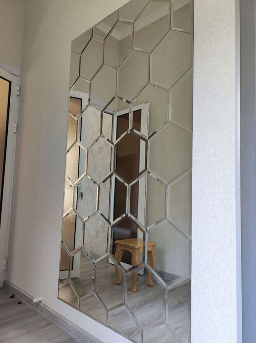 Rombik Dekarativ Zerkila Tosh oynalar Oyna kesish xizmati.