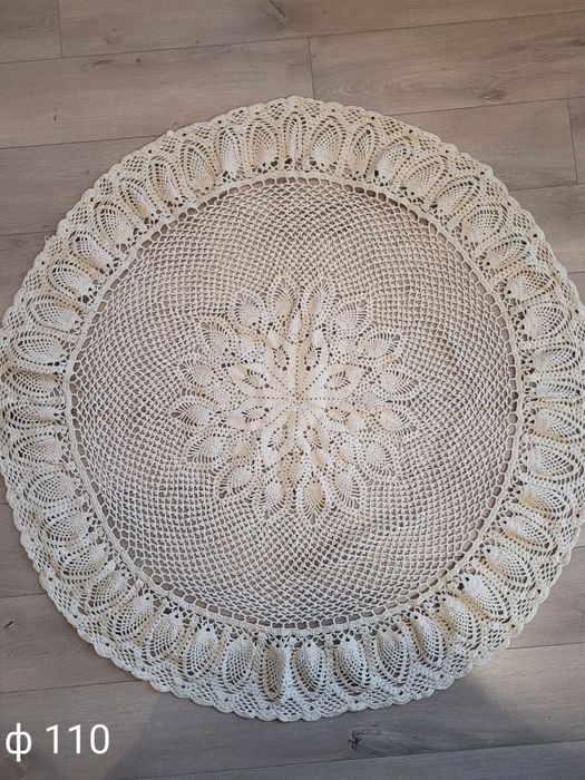 покривки плетени на една кука