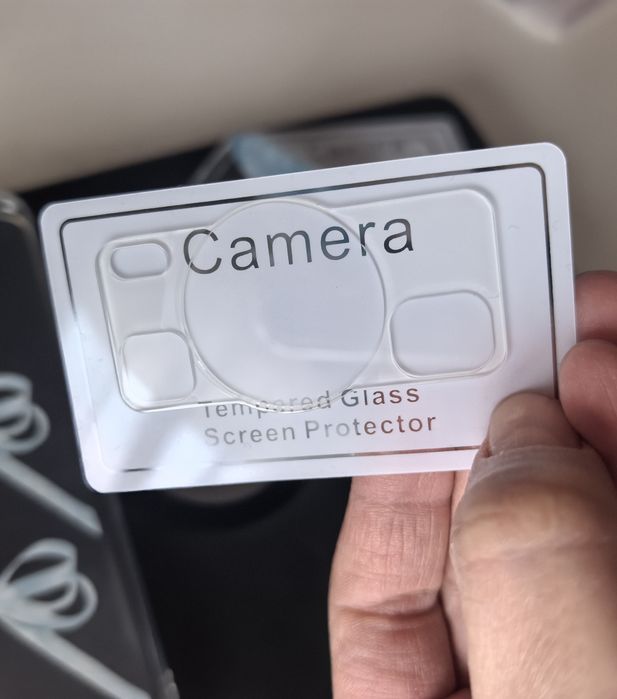 Doua huse + 2 folii camera Huawei P60 Pro