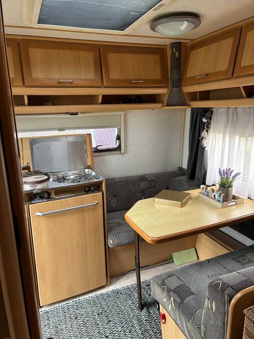 Rulota HYMER TEC 390 usoara cu dotari extra de 2500 euro Nu Hobby Knaus Fendt