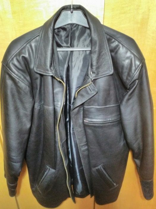 Geaca din piele de vitel - NOUA, marimea XL