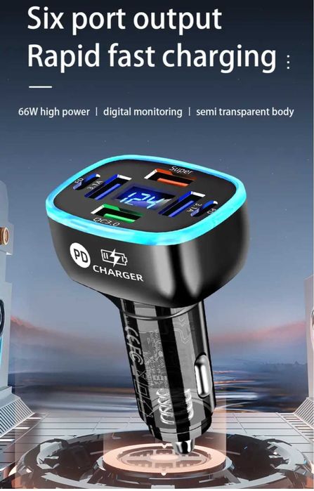 бързо зарядно 12V-24V за телефон за кола-камион-бус-ван-мини ван-джип