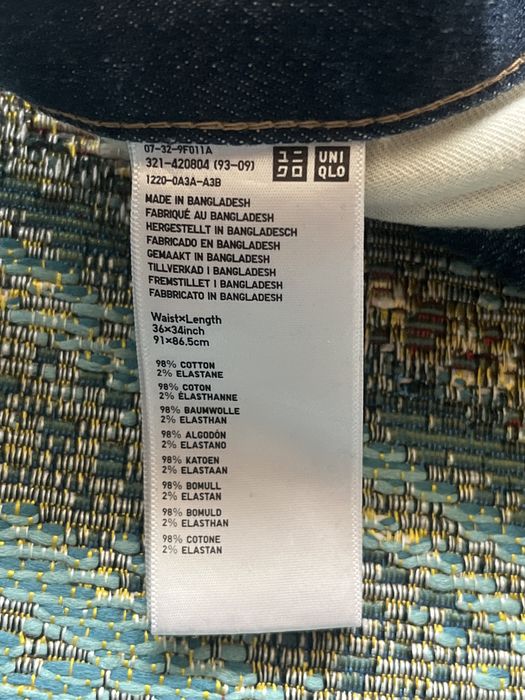 UNIQLO  Jeans Japan :  36 размер / Оригинал