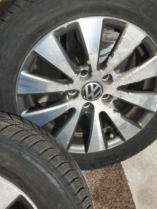Jante VW R16 originale cu anvelope de iarnă 205/55 R16
