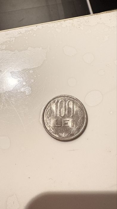 Moneda 100 lei anul 1994 foarte bine intretinuta