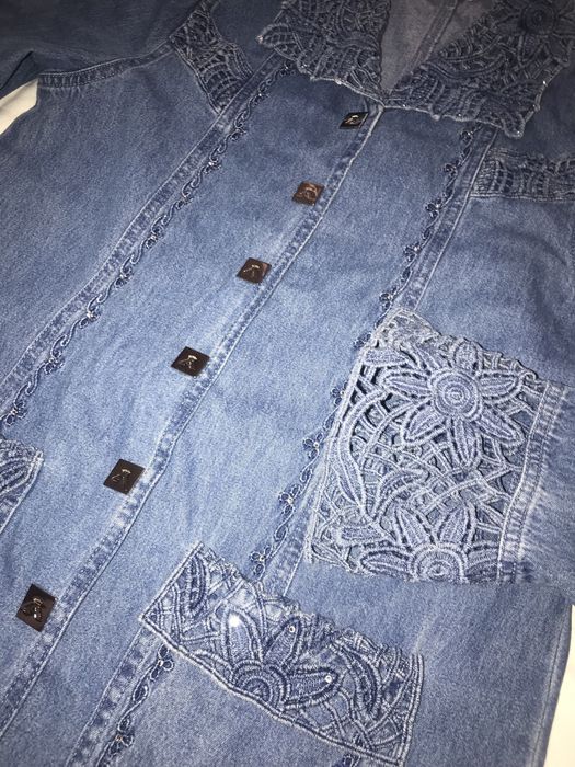 Джинсовка койне кнопка тугмали холати идеал тошлари тушмаган йртки йок