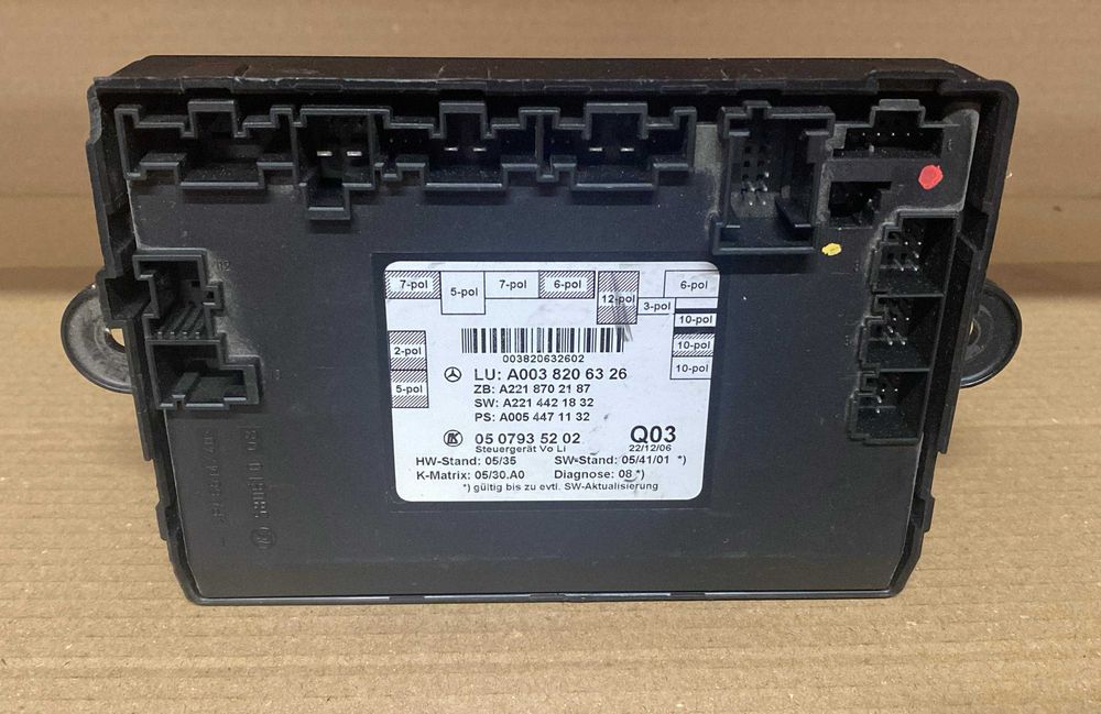 Modul confort usa stanga Mercedes S Class W221