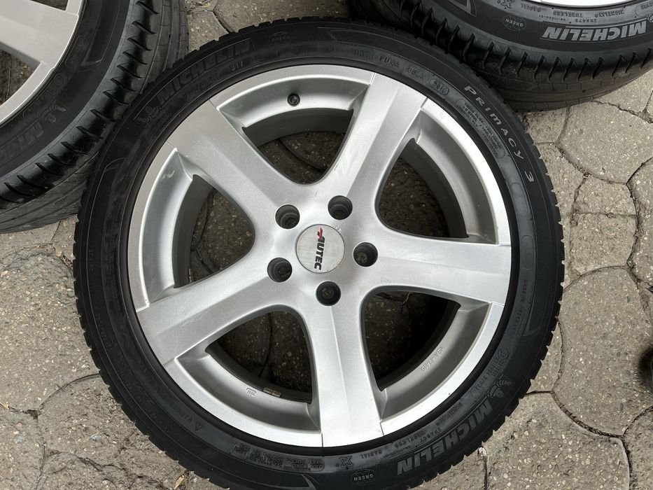 Jante aliaj 5x112mm, anvelope vara 225/45 R17, VW, Audi, Seat, Skoda Mercedes