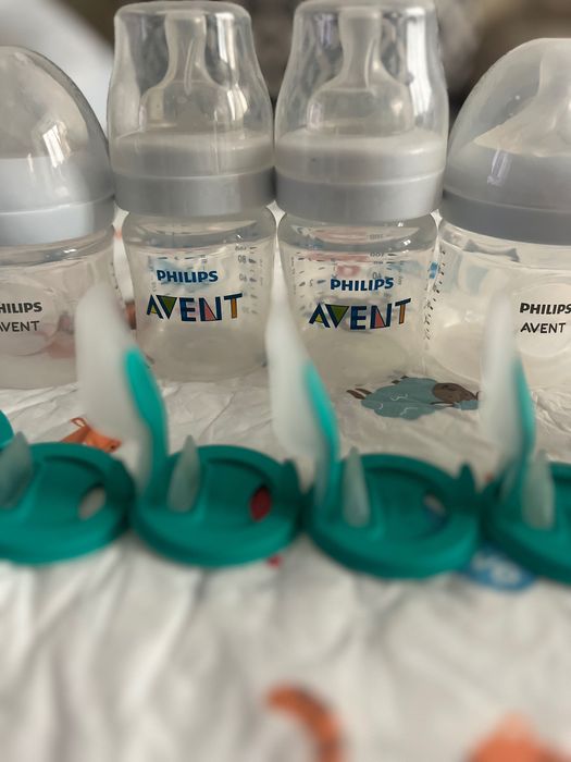 Бебешки шишета Philips avent + anti-colic and reflux