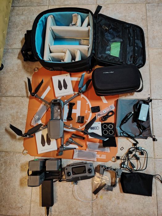 Дрон DJI Mavic 2 zoom напълно оборудван на малко часове