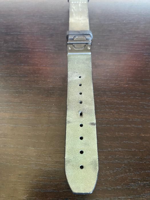 Curea piele Garmin Quickfit 22 Black perforated folosita (originala)