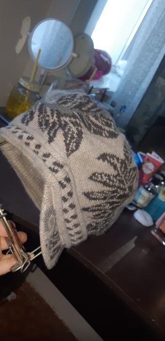 Шапка + шарф на девочку зима