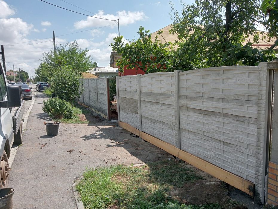 Gard de beton în craiova