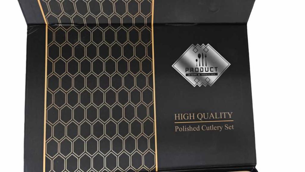 Комплект прибори за хранене 24 части, неръждаема стомана