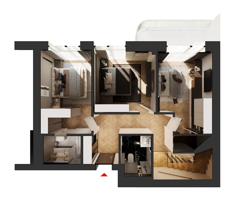 HILS Sunrise Duplex cu 4 camere tip 1