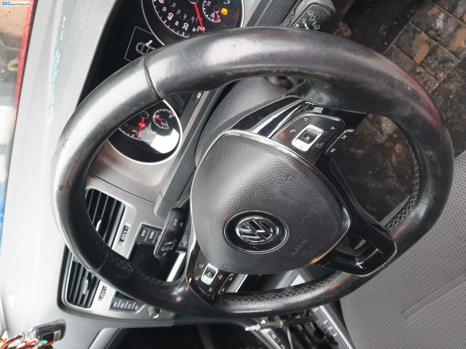 Volan Piele 3 Spite cu Comenzi FARA Airbag Volkswagen Golf 7 2013 - 2020 [Q0437]