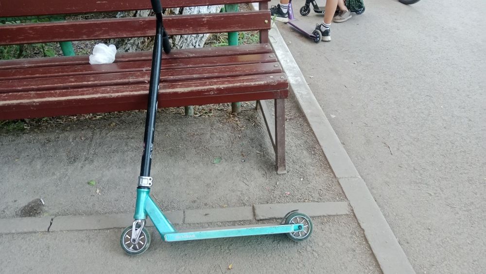 Трюковой самокат теч тим