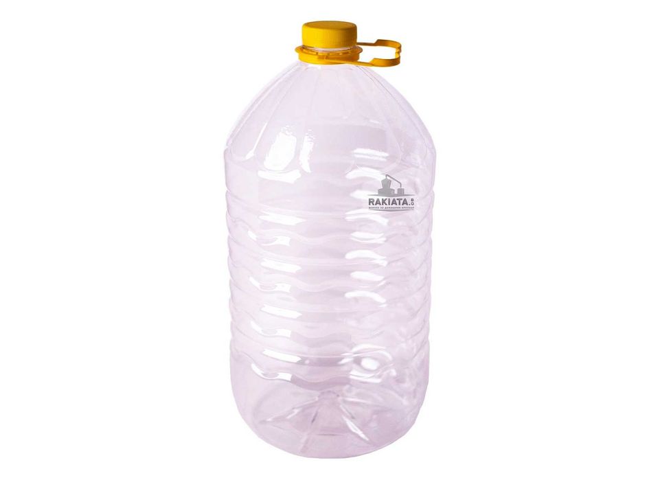 Бутилка пластмасова 10л с капачка и дръжка, PET бутилки, Туба 23204139