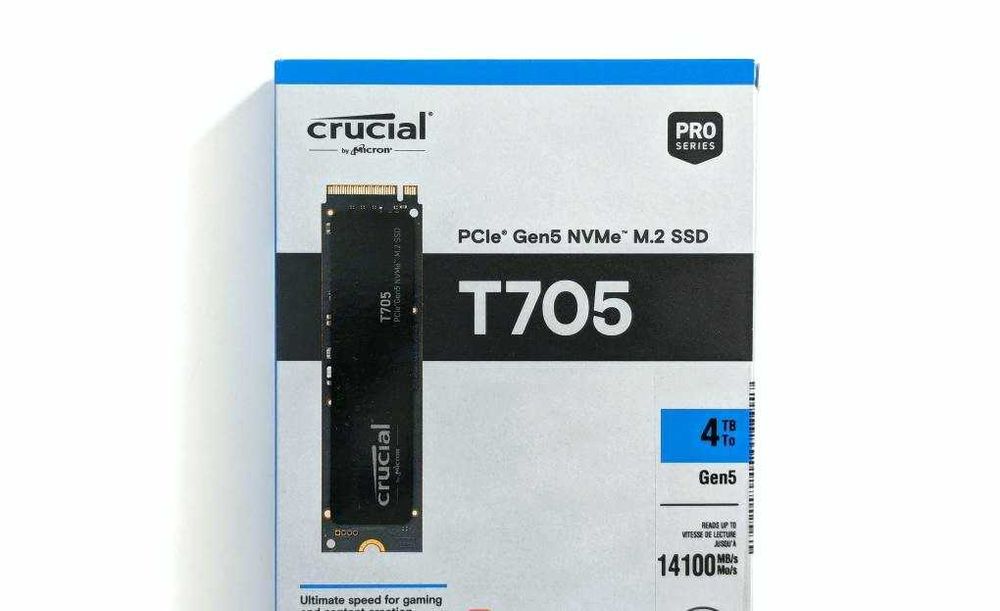 SSD 4TB Gen 5 15000MBs Crucial T705 4TB PCI Express 5.0x4 M.2 2280 Nou