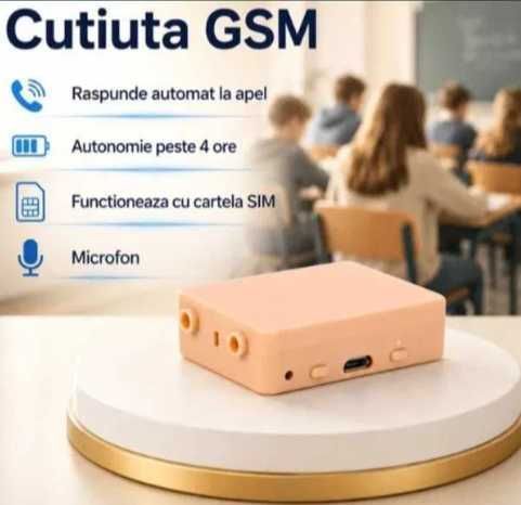 Cutiuta GSM cu Microcasca Japoneza - Casca de copiat - Casti de copiat