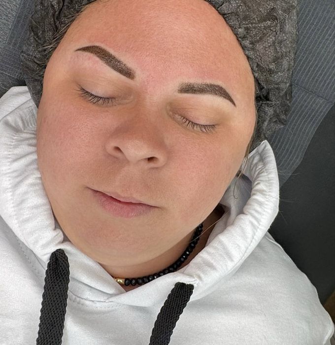 Перманентный макияж брови, губы, веки, перекрытие старого ПМ 10000