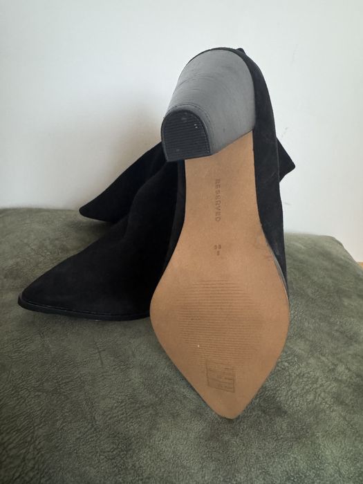 Cizme de dama din piele intoarsa