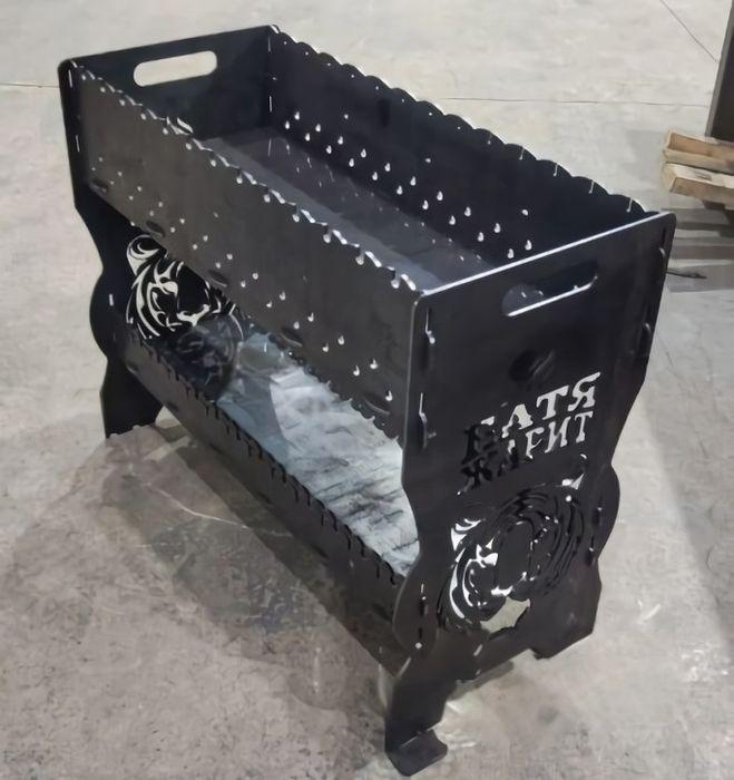 Мангал сборный, мангальная зона