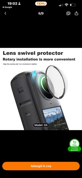 Insta 360 x5  accesori