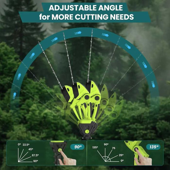 Motocoasa fara fir multifunctionala 4 in 1 drujba trimmer gard viu 2 acumulatori