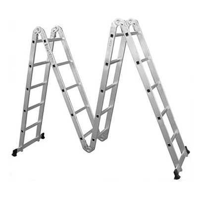 Промо!!! Алуминиева мултифункционална стълба с платформа 4х5 стъпала