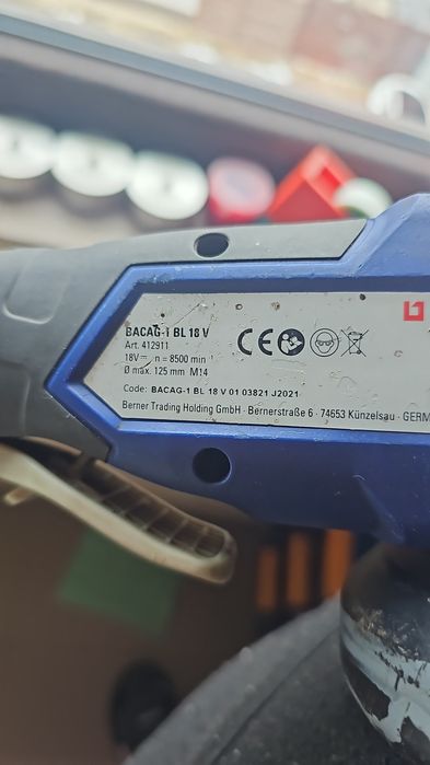 Polizor unghiular profesional BERNER