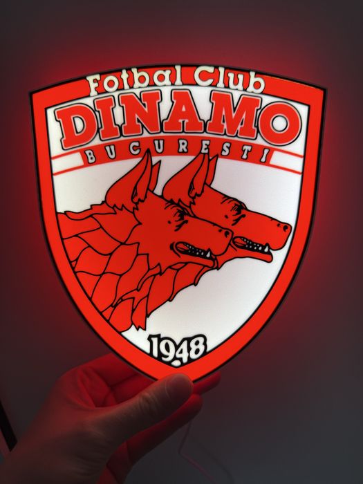 Lampa Led / LogoLed /Dinamo/Steaua/Rapid/Craiova/Cluj/Barcelona/Madrid