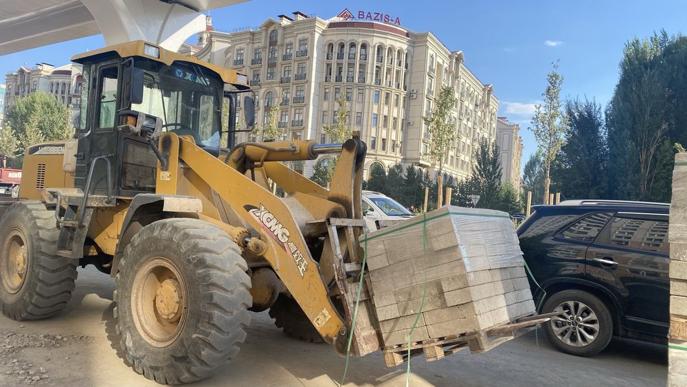 Услуги погрузчика ковш и вила