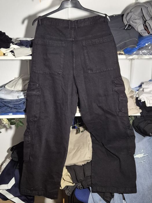 Pantaloni cartofi negri baggy, noi Bershka 44