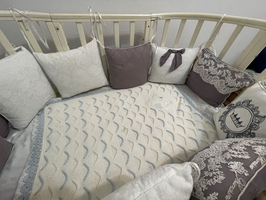 Детская кровать с матрасом/манеж