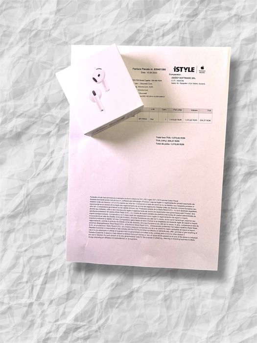 AirPods 4 ANC – Sunet premium și anulare activă a zgomotului