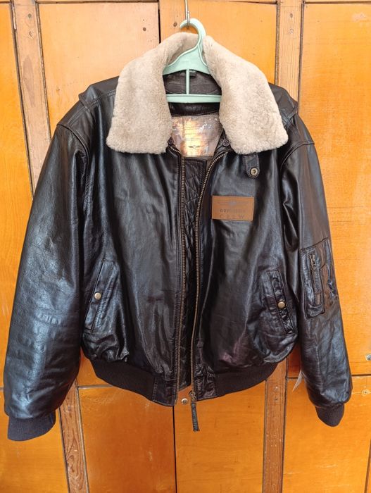 Кожаная куртка aero space