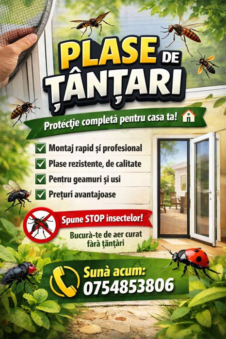 Plase anti insecte