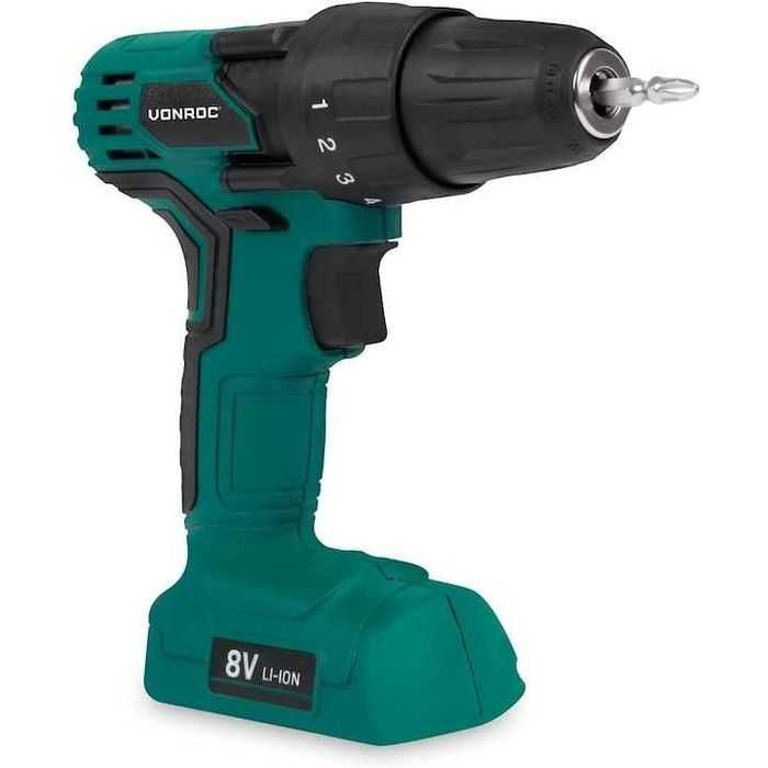 Masina de gaurit si insurubat cu acumulator 1.3Ah 8V,cuplu de 8Nm,noua