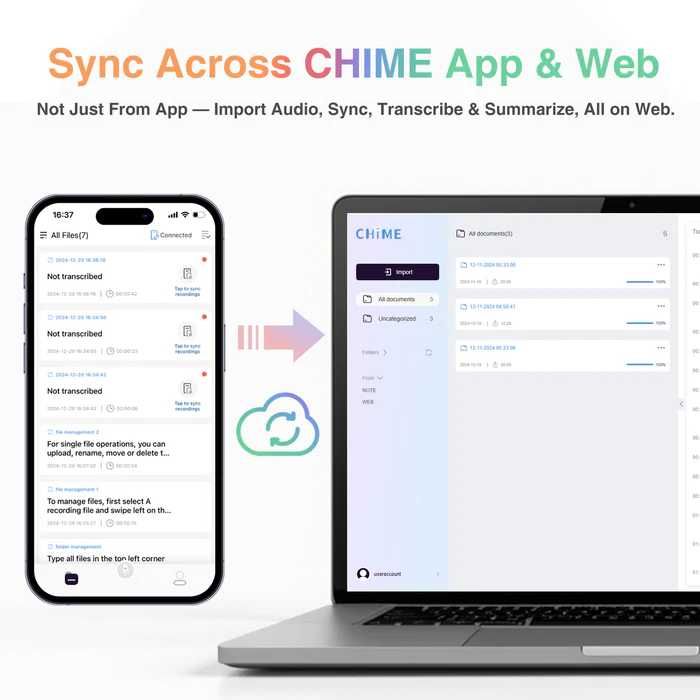 AI диктофон CHIME NOTE Pro 64GB GPT-4o MagSafe