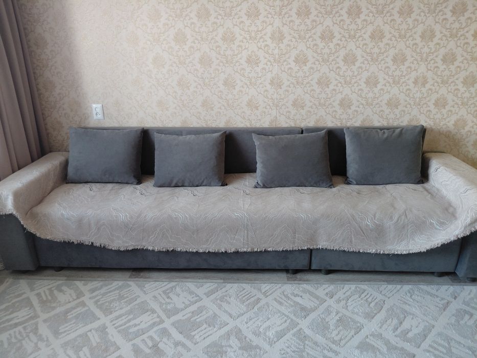 Продам диван, велюр, 4х местный