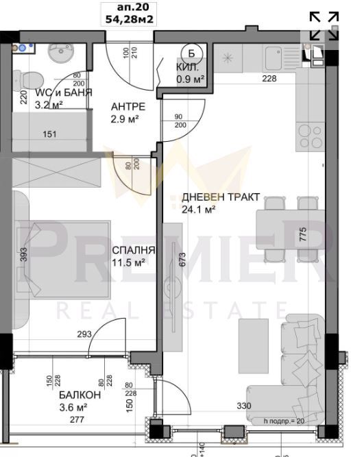 Продава се Двустаен апартамент в Варна, Владислав Варненчик - 62 кв.м за 1402 €/кв.м - Снимка #7