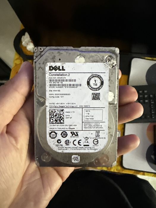 2 HDD-uri 1TB (Dell Constellation 2) - Defecte, pentru piese