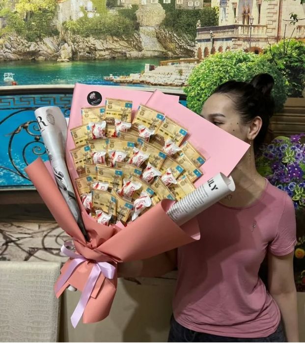 Букет из конфет от 8000тг