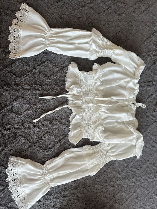 Белые кофты с длинным рукавом