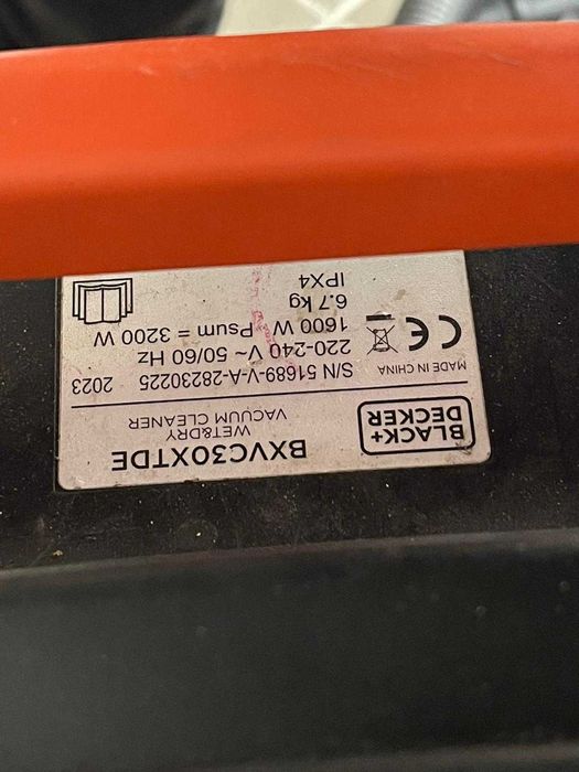 Aspirator umed uscat BLACK+DECKER BXVC30XTDE - pentru piese