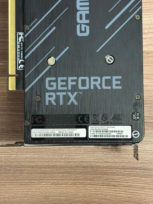 Видеокарта Palit RTX 3070