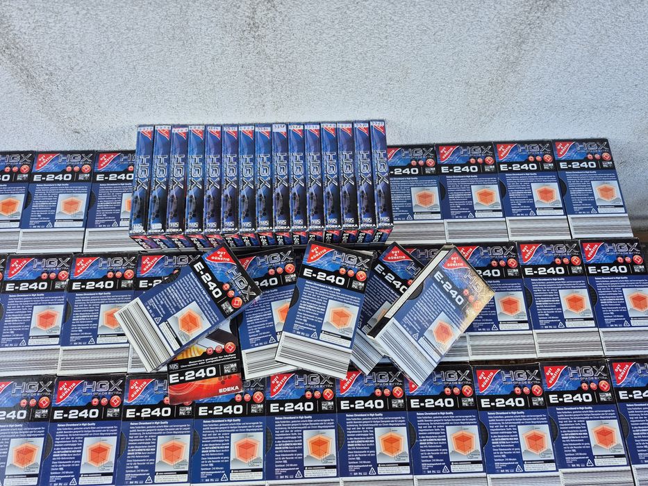 Vând 80 casete video VHS originale Edeka HGX colecție de filme Triler