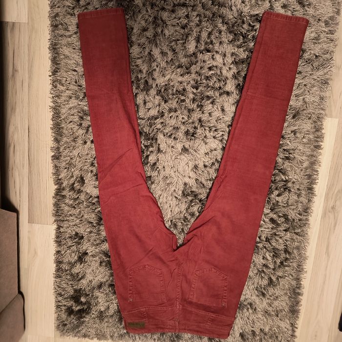 Jeans tip reiat Tom Tailor, roșii, mărimea 36