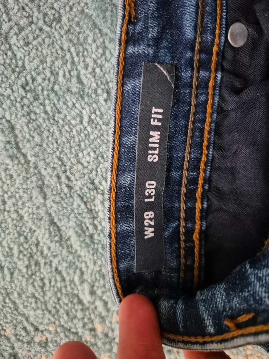 Чисто нови мъжки дънки Marcous Slim Fit (W29/L30) – Модерен нарязан ефект
